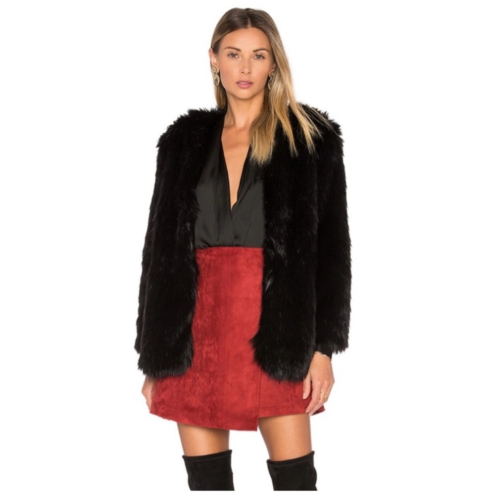 Lovers + Friends Adora Faux Fur Jacket - Picture 2 of 8